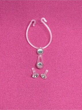 Vintage Superstar Era of Barbie necklace and earrings set. Rare find!
